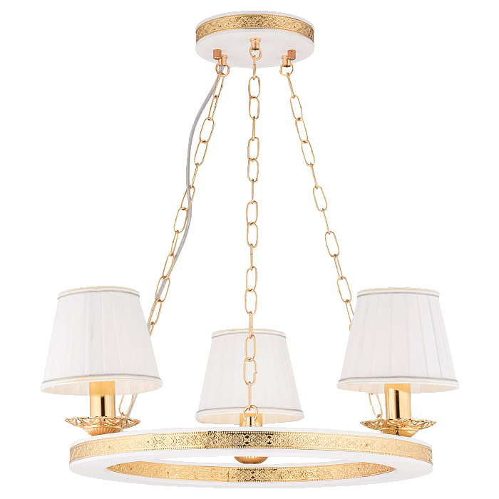 Люстра подвесная Sfera Sveta 85649/3A WHITE+GOLD