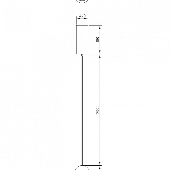 Светильник светодиодный Technical P067PL-L5GF3K