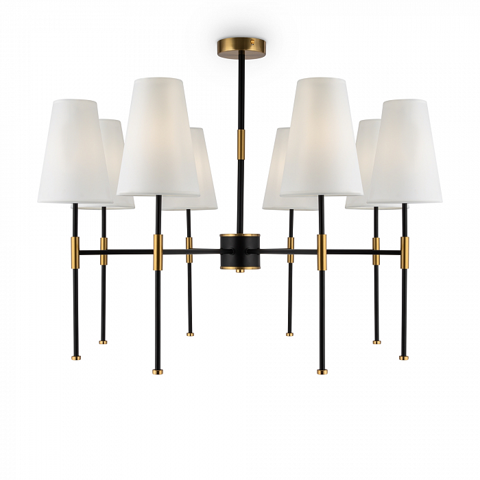 Люстра на штанге Freya FR5196PL-08BBS