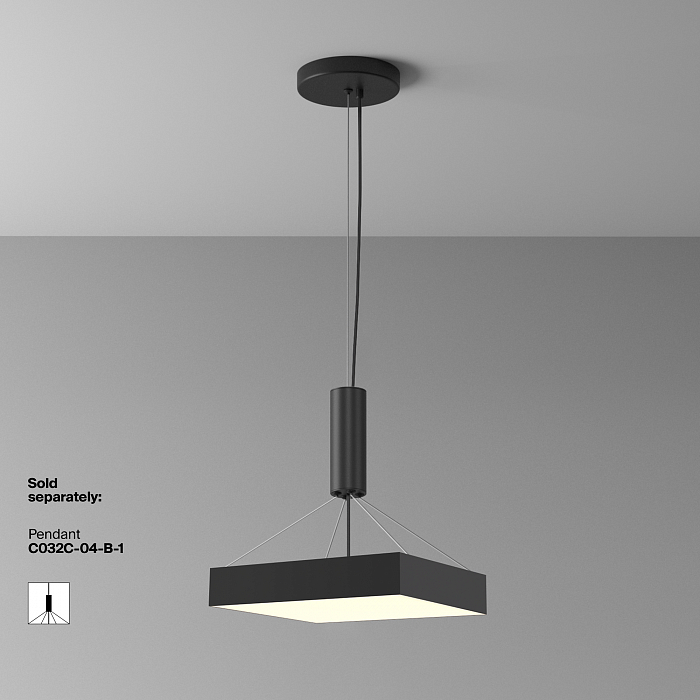 Светильник Technical C032CL-45W3K-SQ-B