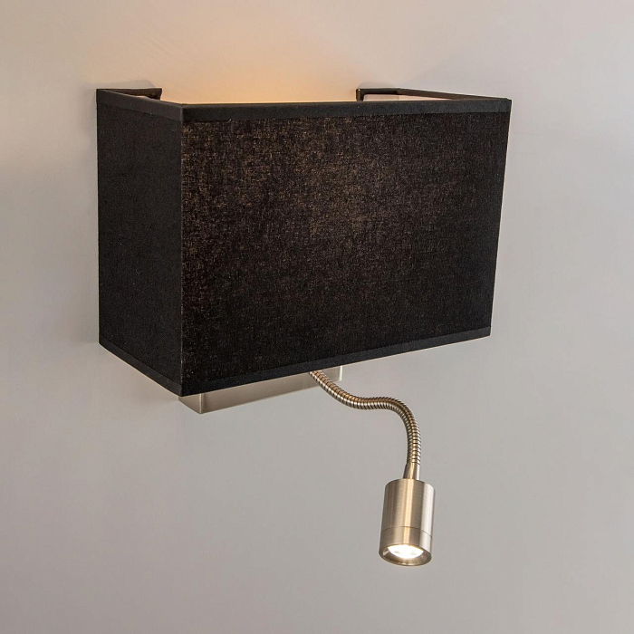 CL704301 Декарт Хром.Мат+Черный Св-к Настенный Бра светодиодное  CL704301