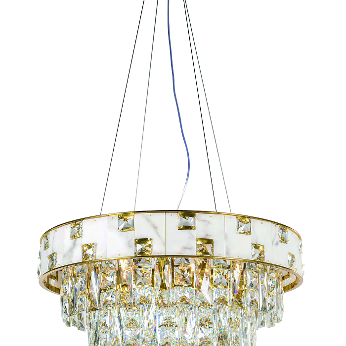 Люстра NewRgy 5776P/6A PLATING BRASS+CLEAR