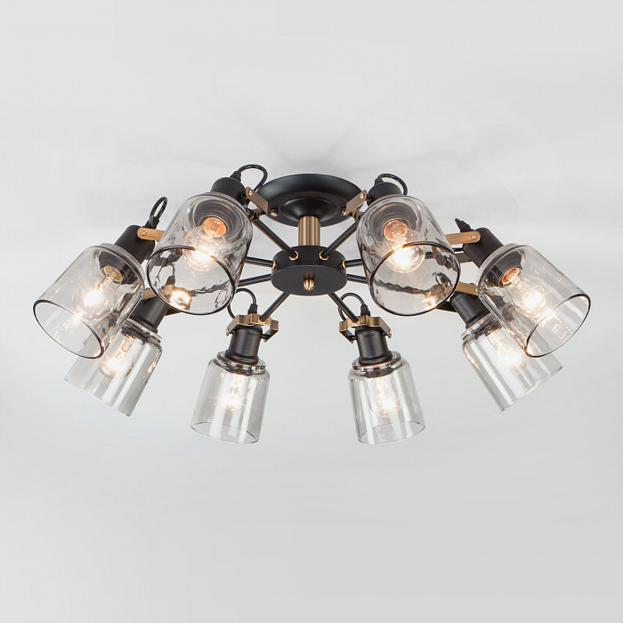 Люстра потолочная Eurosvet 70111/8 черный