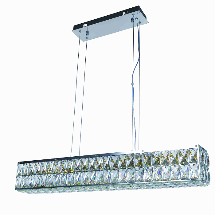 Люстра NewRgy 2787R/32W CHROME+CLEAR