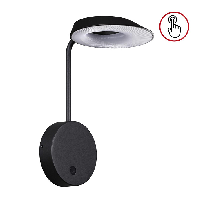 359406 STREET NT24 000 черный Светильник ландшафтный настенный с выключателем-диммером IP54 LED 4W 220-240V 4000K 400Лм ELEGANCE NOVOTECH 359406