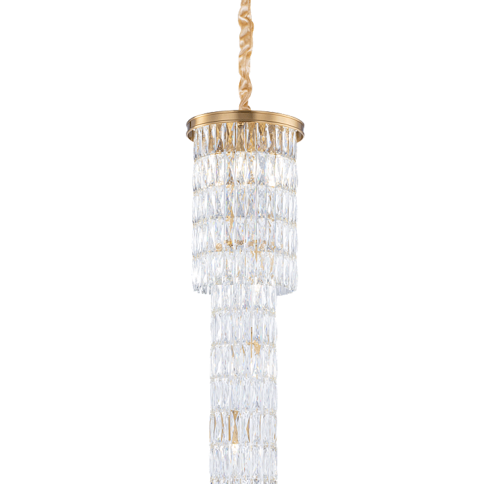 Люстра NewRgy 2727P/8A PLATING BRASS+CLEAR