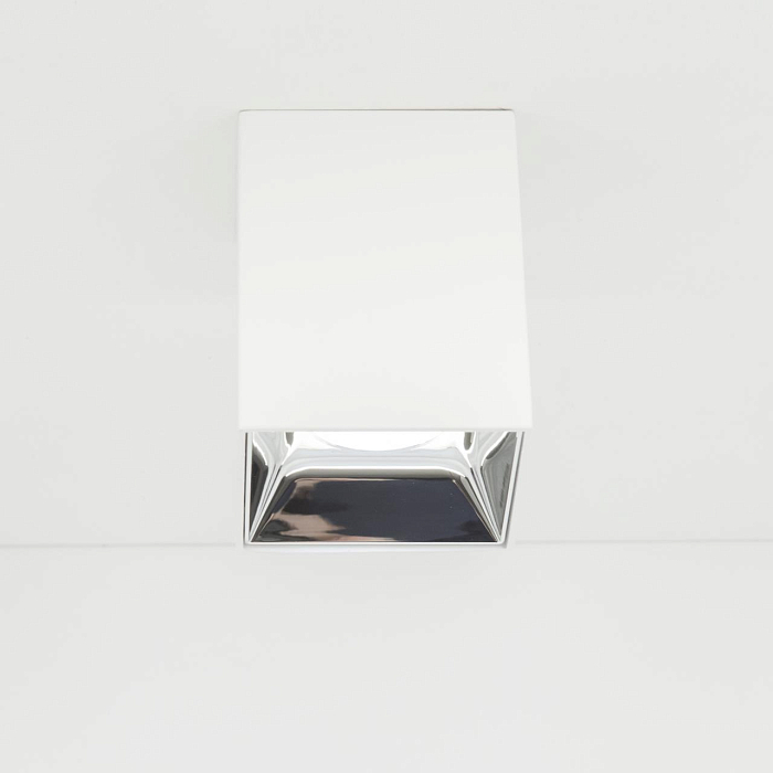 CL7440202 Старк Белый+Хром Св-к Потол. 12W*3500K Светильник накладной  CL7440202