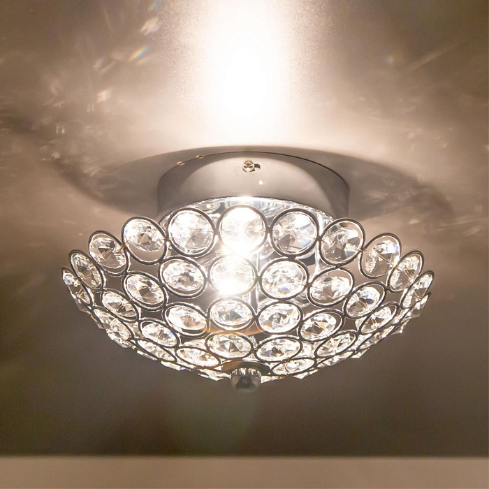 CL316321 Шарм Хром+Прозрачный Свет-к Бра Бра на 2 лампы  CL316321