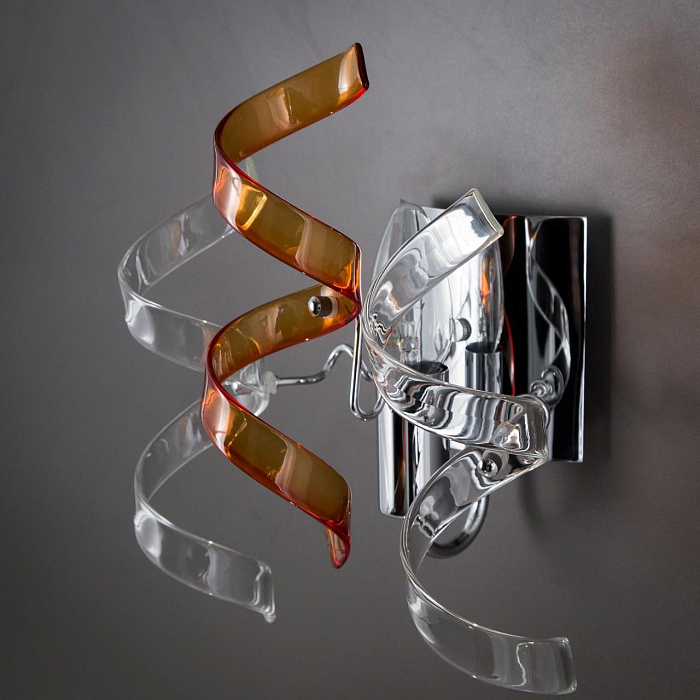 CL222322 Рандом Хром+Прозр+Янт Св-к Бра Бра на 1 лампу  CL222322