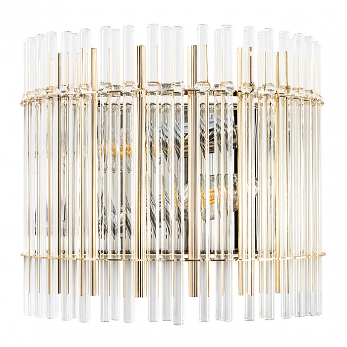 Бра Crystal Lux AURELIO AP2 GOLD+CHROME/TRANSPARENT