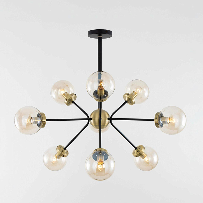 CL105295 Планета Черн+Дымч. Св-к Люстра Люстра на штанге  CL105295