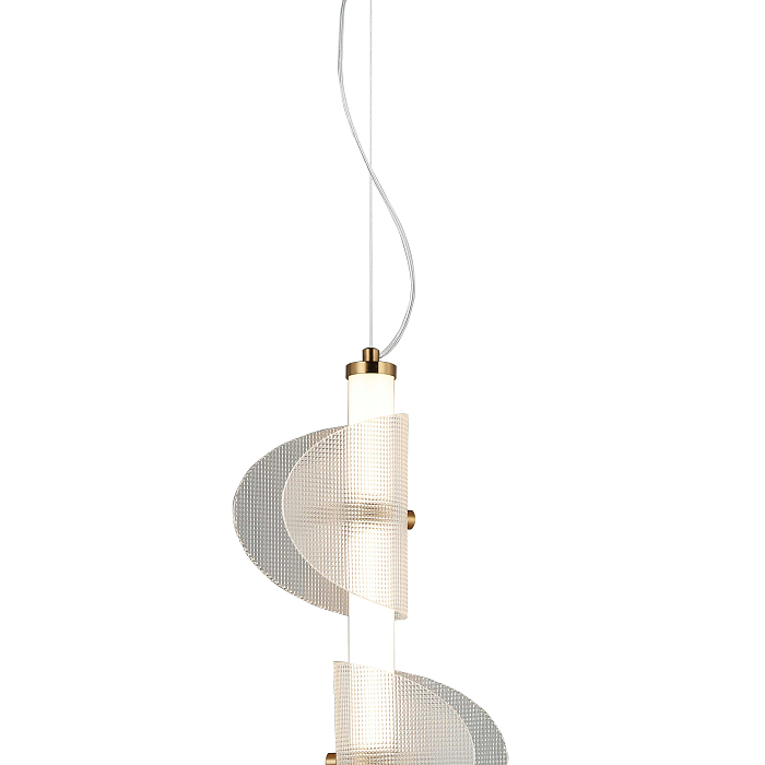 Люстра NewRgy 8341MDM-3A CL BLACK+CLEAR