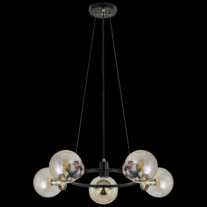 CL105155 Планета Черн+Дымч. Св-к Люстра Люстра подвесная  CL105155