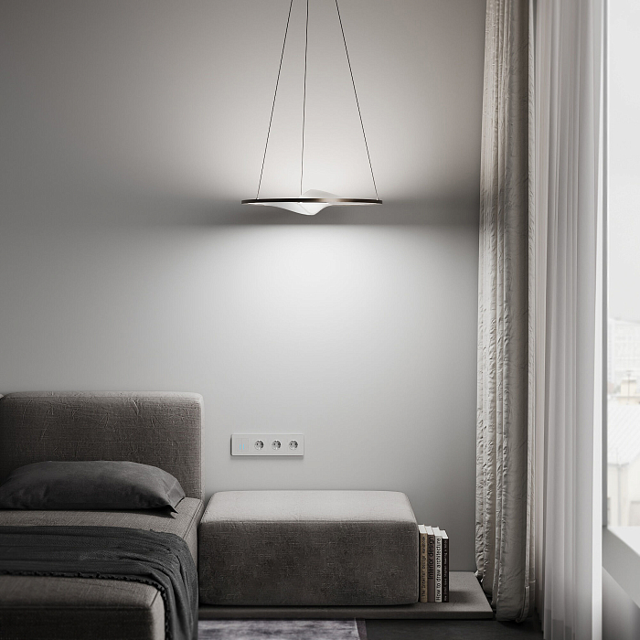 Люстра Eurosvet 40027/1 LED серый