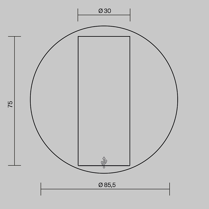 Бра Technical C081WL-L3WBS3K