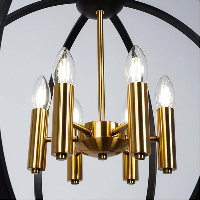 Люстра подвесная ARTE LAMP A7013SP-6BK