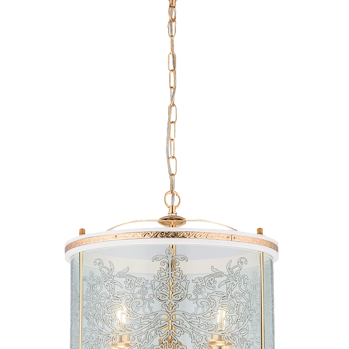 Люстра подвесная Sfera Sveta 85650/3P WHITE+GOLD