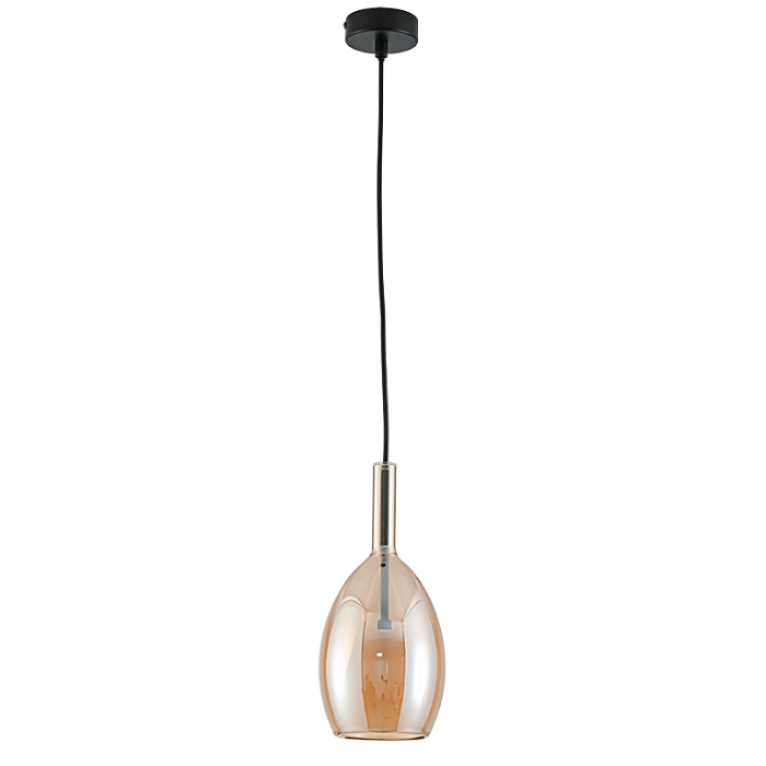 Светильник Newport 7232/S mat.black amber