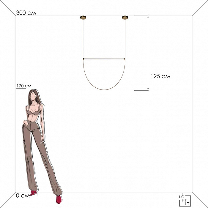 Светильник LOFT IT 10221/1250