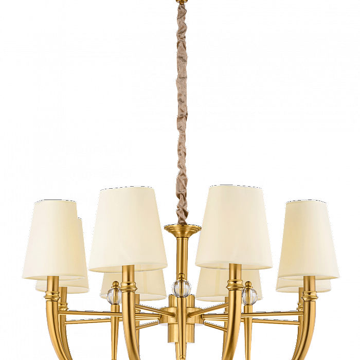 Люстра NewRgy 8658/8LT BRASS