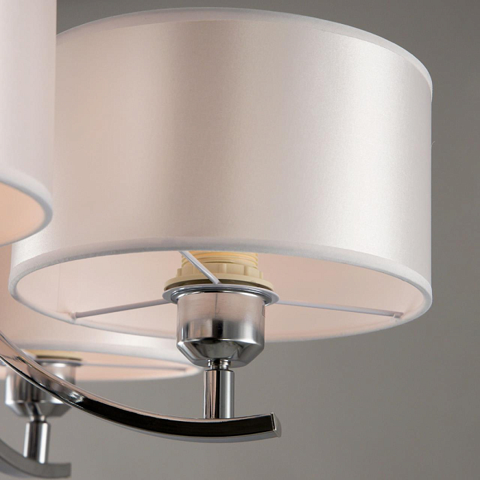 CL466150 Эвита Хром+Белый Св-к Люстра Люстра подвесная  CL466150