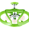Люстра Sfera Sveta 8801/3P GREEN