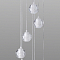 Светильник каскадный Crystal Lux GASPAR SP9 D300 WHITE