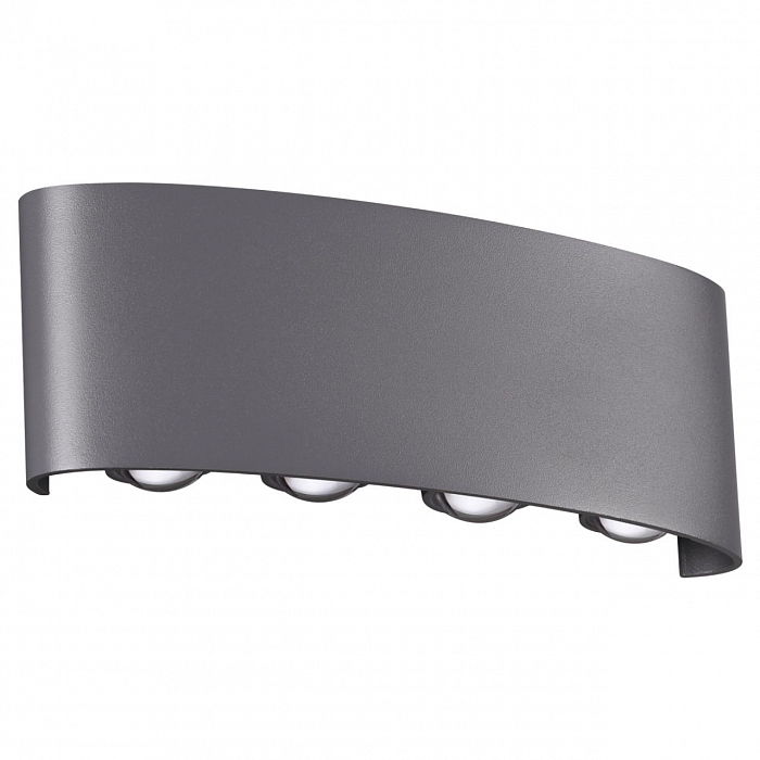 358461 STREET NT20 376 темно-серый  Ландшафтный настенный светильник IP54 LED 4000K 8W 85-265V CALLE Уличный светильник настенный NOVOTECH 358461
