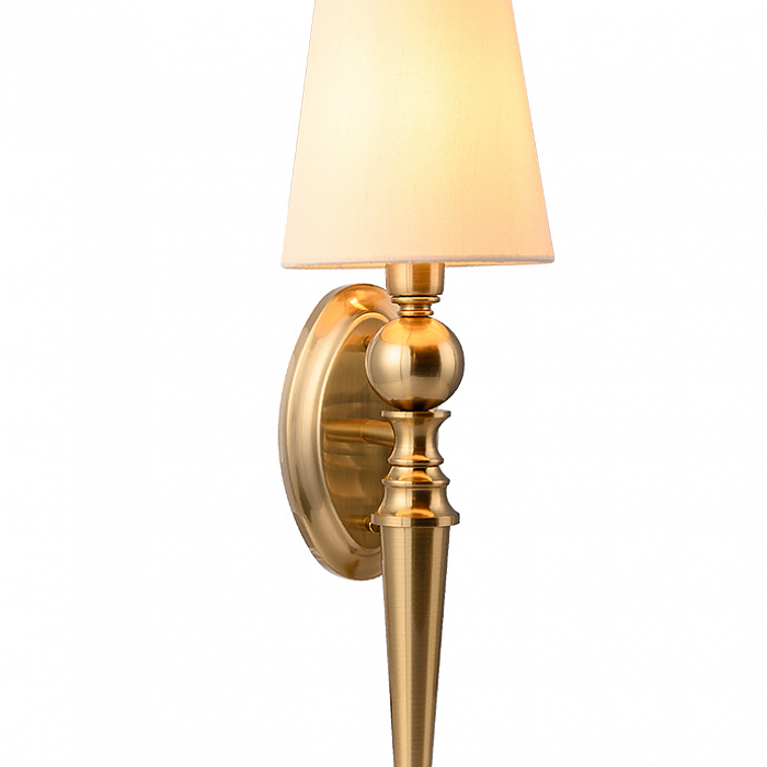 Бра Crystal Lux PER AP1 BRASS/BEIGE