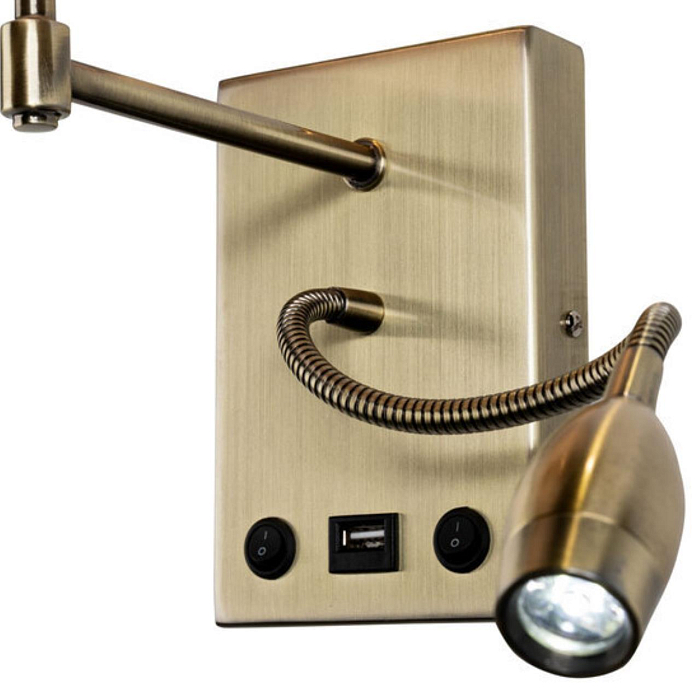 Бра светодиодное ARTE LAMP A2581AP-2AB