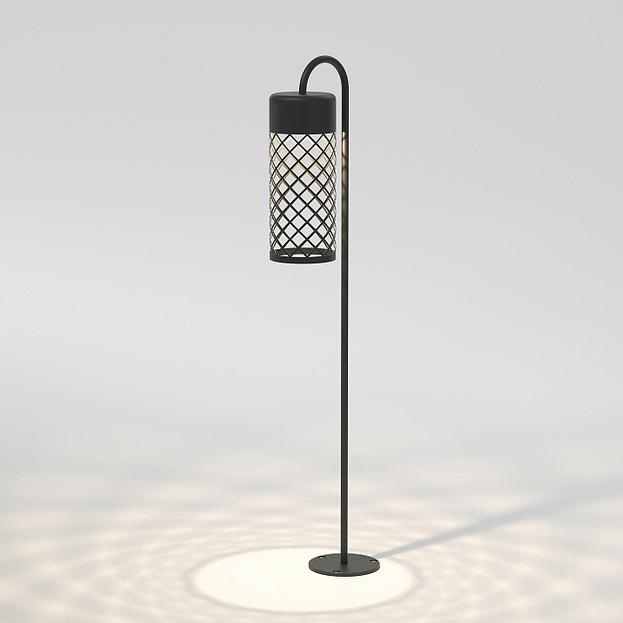 Светильник садово-парковый Ombra 8W 4000K черный 35179/S Уличный светильник Elektrostandard 35179/S