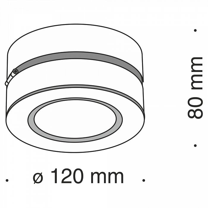 Светильник накладной Technical C023CL-L20B