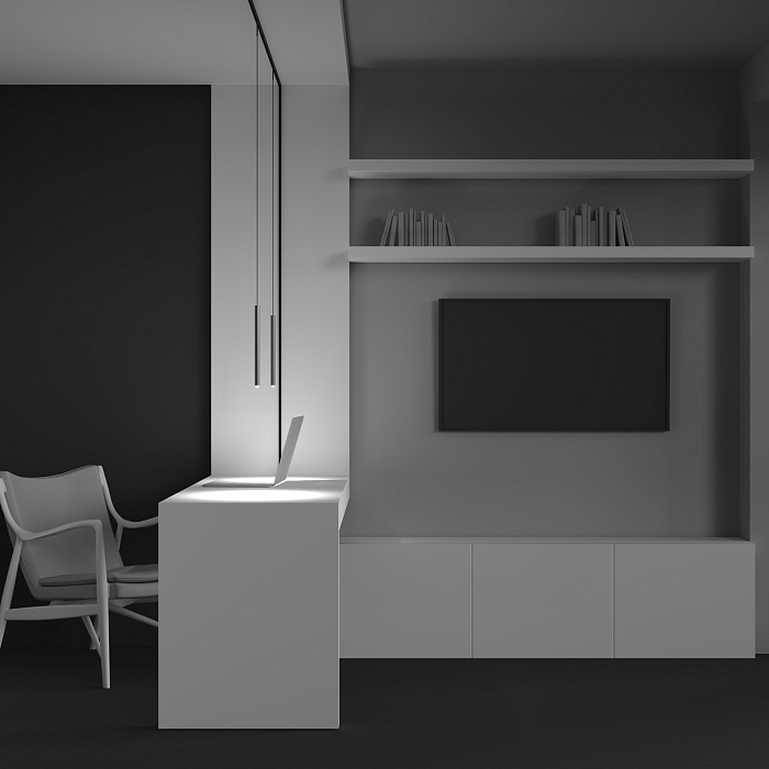 Трековая система Technical TR191-1-3W4K-M-BBS