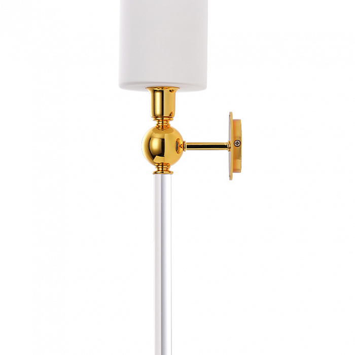 Бра Crystal Lux MIRABELLA AP1 GOLD/WHITE