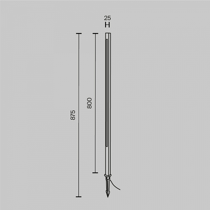 Уличный светильник Outdoor O440FL-L12GF3K