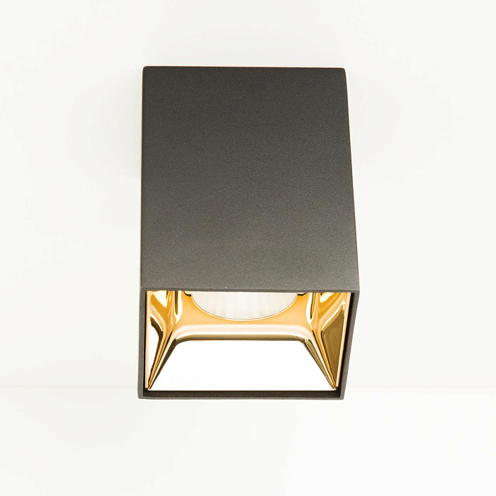 CL7440213 Старк Черный+Медь Св-к Потол. 12W*3500K Светильник накладной  CL7440213