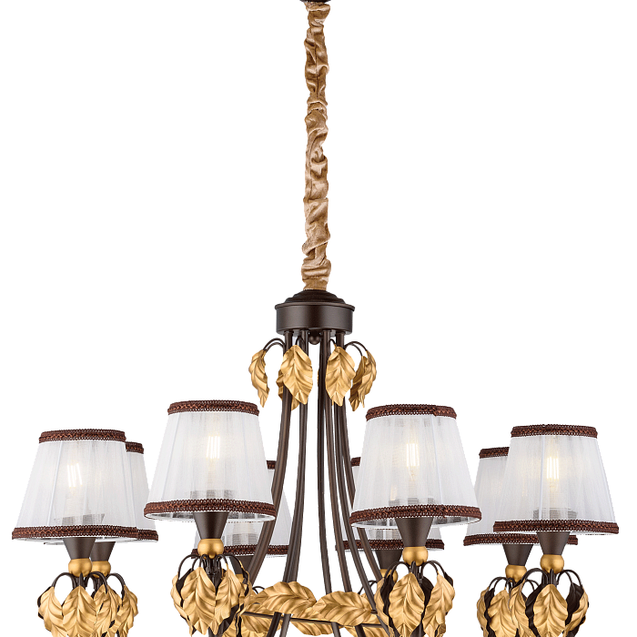 Люстра подвесная Sfera Sveta 3202/8A COF+GO