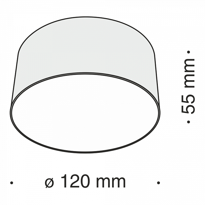 Светильник светодиодный Technical C032CL-L12W4K