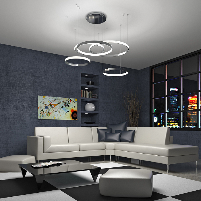 Люстра Eurosvet 90175/5 хром