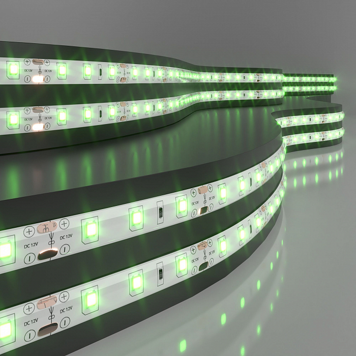 Светодиодная лента Elektrostandard Лента светодиодная 12V 4,8W 60Led 2835 IP65 зеленый, 5м