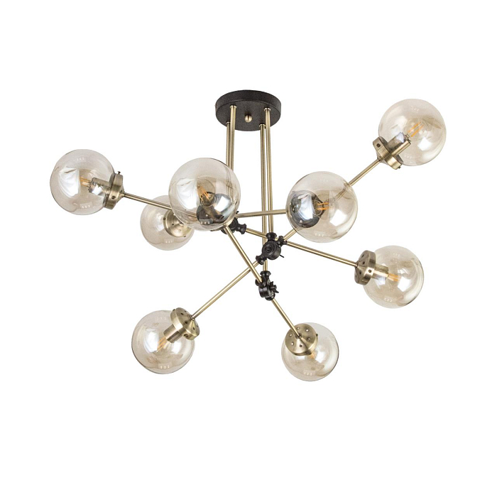 CL105185 Планета Черн+Дымч. Св-к Люстра Люстра на штанге  CL105185