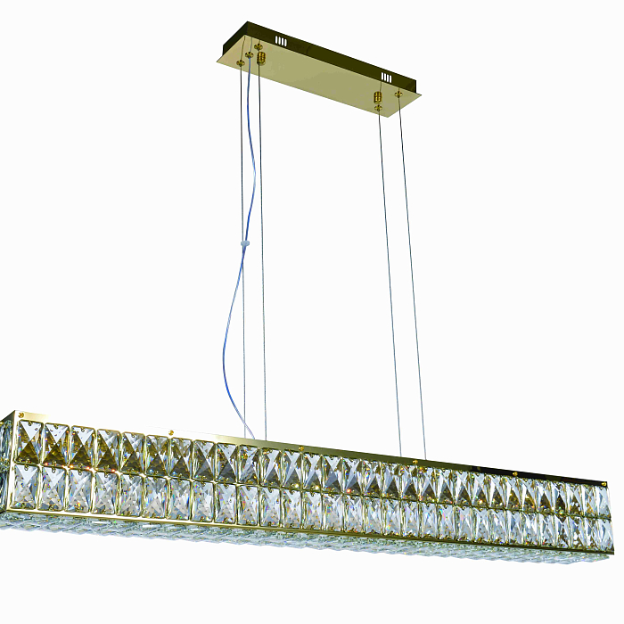 Люстра NewRgy 2787E/40W GOLD+CLEAR