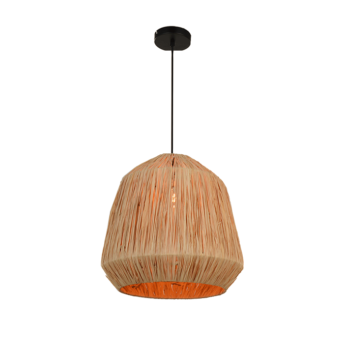 Люстра NewRgy NLP001 BLACK+NATURAL FINISH