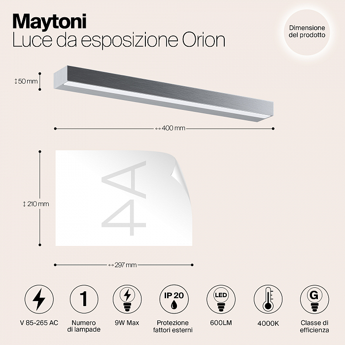 Интерьерная подсветка Подставка Maytoni MIR011WL-L9S4K