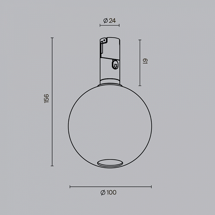 Трековая система Technical TR205-1-3W3K-B