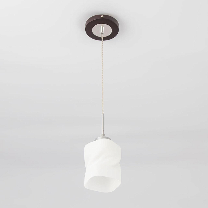 CL126112 Берта Хром+Венге Св-к Подвес Светильник одинарный  CL126112