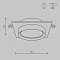Светильник встраиваемый Technical DL086-GX53-SQ-WS
