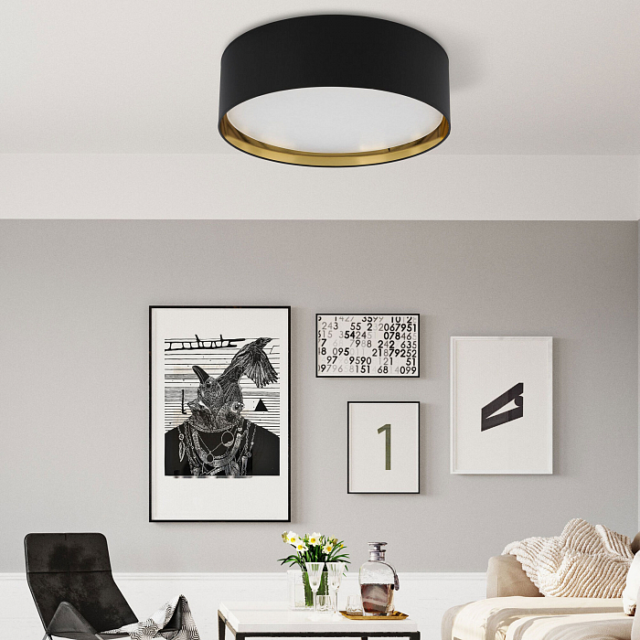 Светильник потолочная TK Lighting 3432 Bilbao Black Gold