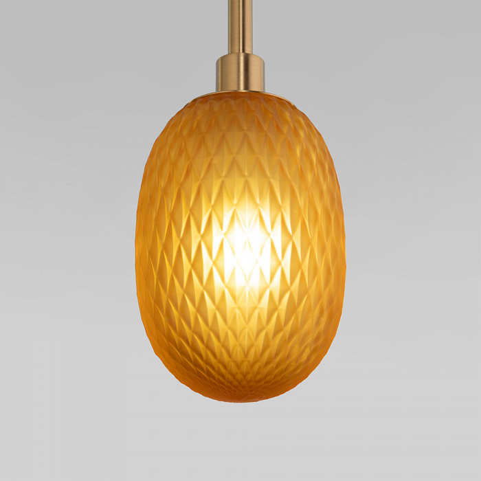 Люстра Eurosvet 50266 дымчатый/прозрачный/янтарный