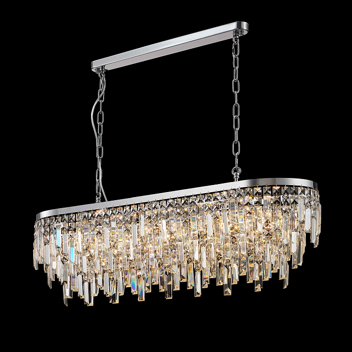 Люстра NewRgy F7-L1000*W300*H300 OVAL CHROME